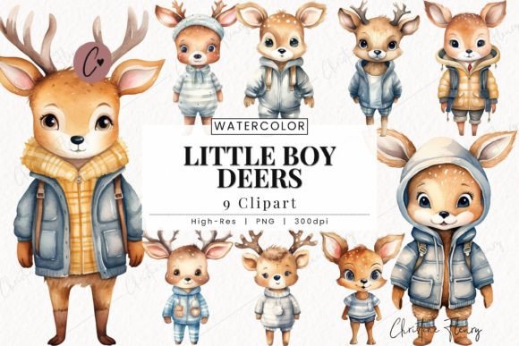 Download Little Boy Deers Clipart, Deer PNG - Deer png Collection