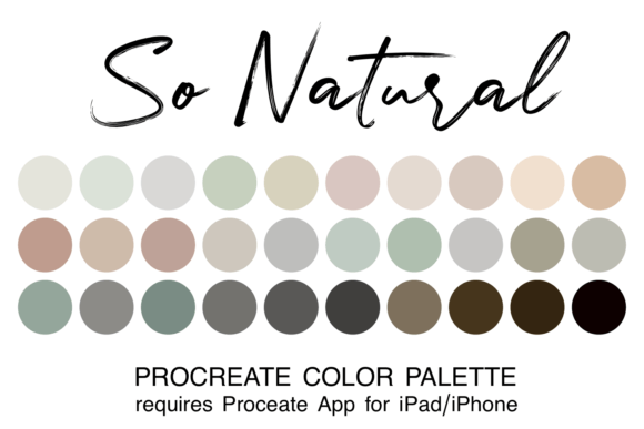 Download So Natural Procreate Color Palette - Natural Collection
