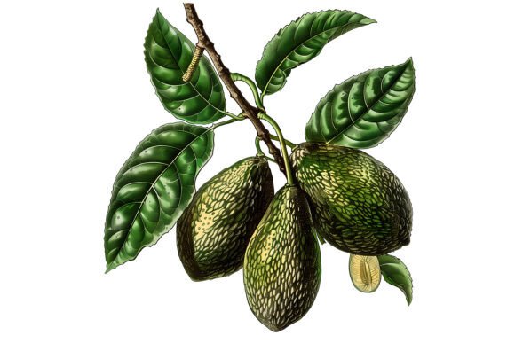 Download Hand Drawn Avocado PNG Clipart - Drawn Collection