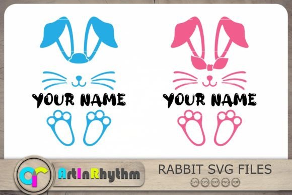 Download Easter Bunny Monogram Svg, Easter Svg - Monogram svg Collection