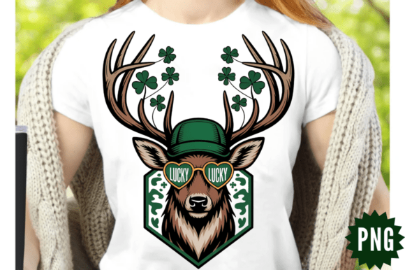 Download Lucky Deer PNG, St Patrick's Deer Clipar - Deer png Collection