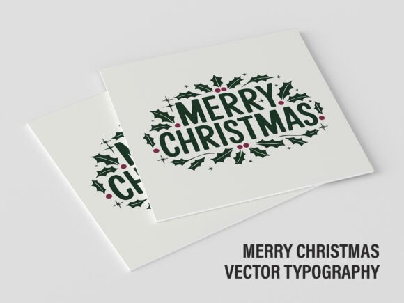 Download Merry Christmas Vector Typography V2 01 - Premium Resources