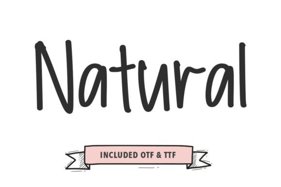 Download Natural Font - Natural Collection