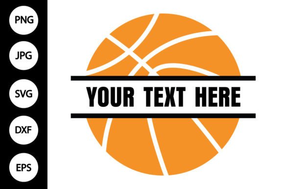 Download Basketball Split Monogram SVG, PNG, DXF - Monogram svg Collection