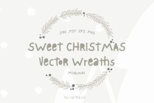 Download Sweet Christmas Vector Wreaths - Premium Bundle