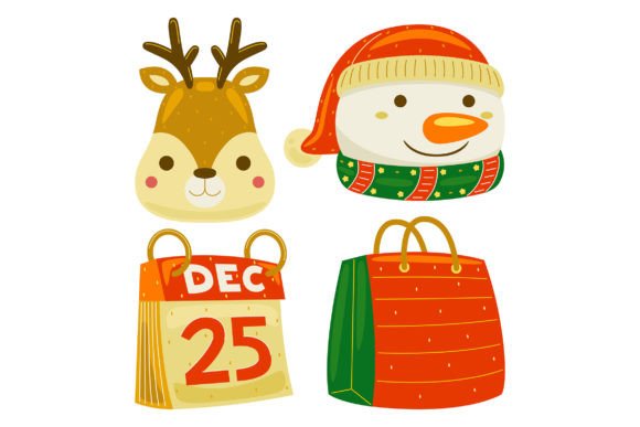 Download Christmas Vector Pack #06 - Christmas vector Collection