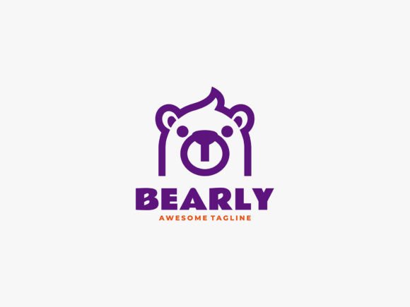 Download Bear Line Art Logo - Bear line art Collection