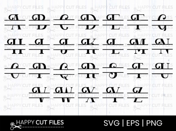 Download Split Svg Monogram Svg Files for Cricut - Monogram svg Collection