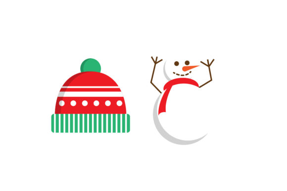 Download Hat and Snowman Christmas Vector Set - Christmas vector Collection