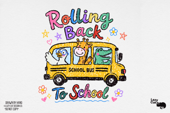 Download Back to School Bus Hand-Drawn PNG - Drawn Collection