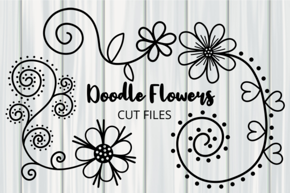 Download Hand Drawn Doodle Daisy Flower Cut Files - Drawn Collection