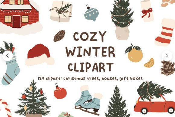 Download Christmas Vector Clipart Winter New Year - Christmas vector Collection