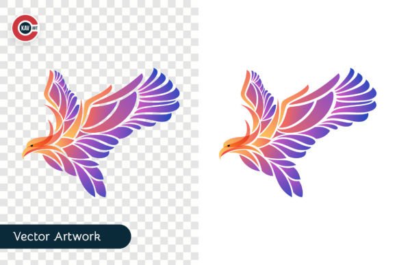 Download Abstract Flying Eagle Vector Artwork - Artwork Collection